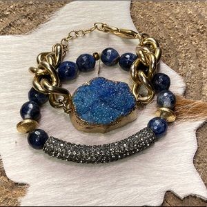 Gemelli Dream Druzy bracelets